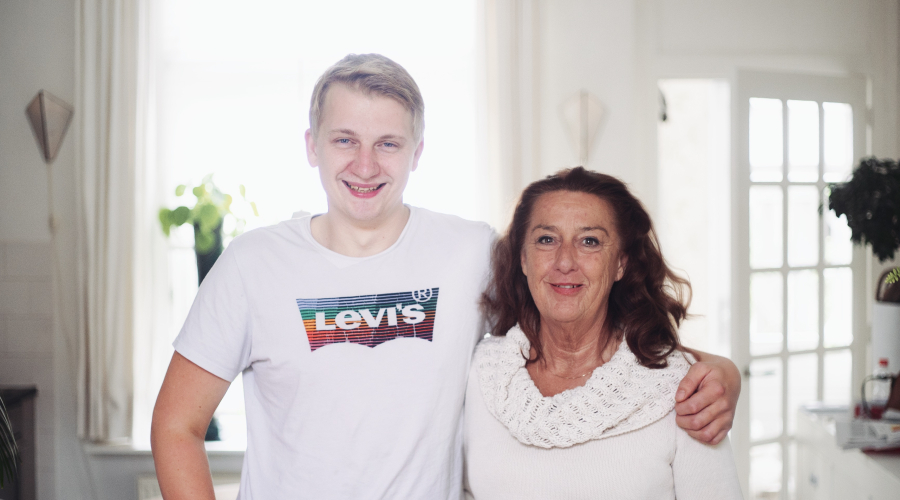 Portretfoto van Jesse en Monique die hun ervaringsverhaal vertellen over rouw en verlies